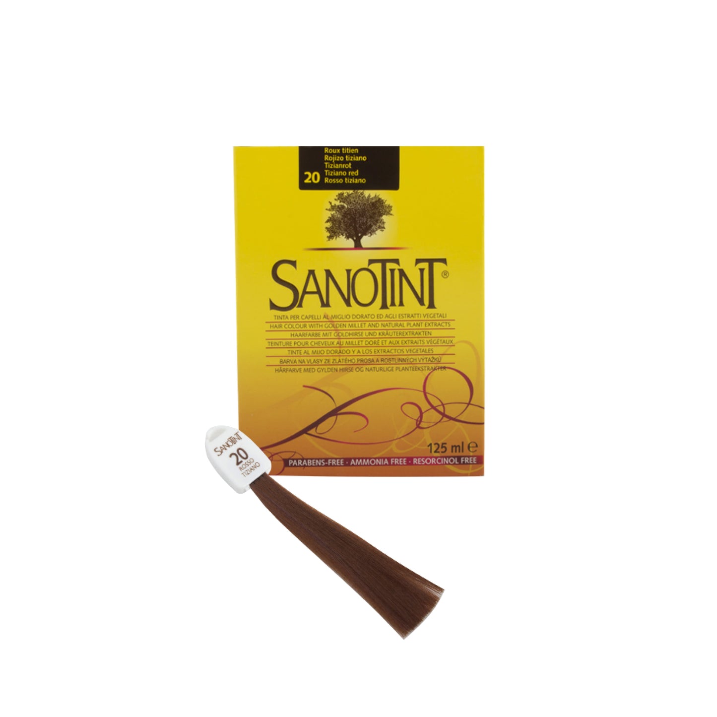 Sanotint Classic hair color Tizian red #20