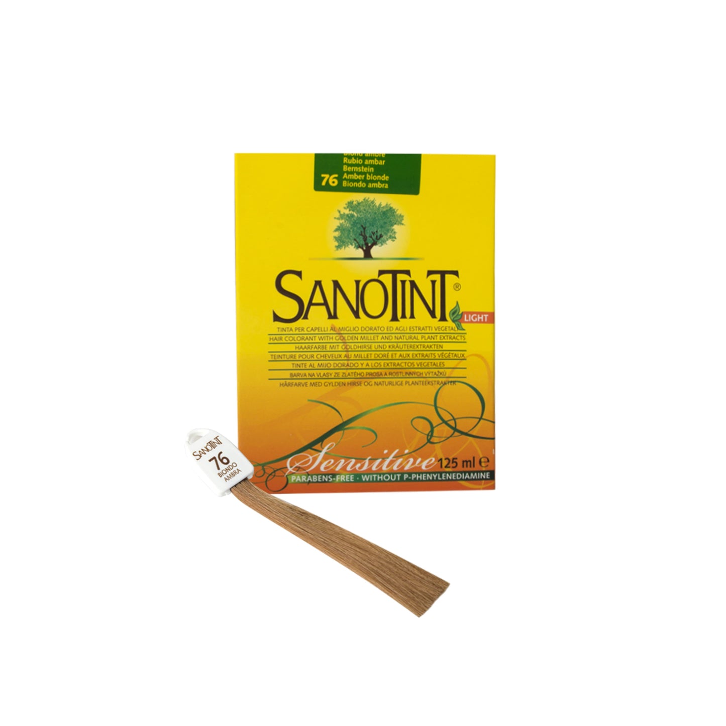 Sanotint Sensitive hair color light Amber dark blonde #76