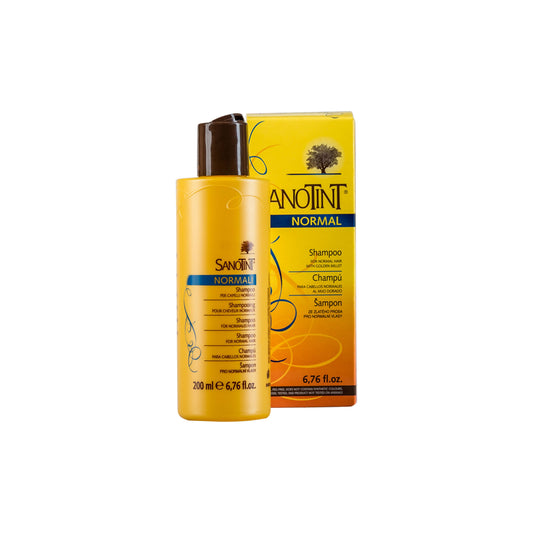 Shampoo for normal hair with natural burdock, rosolaccio, rose and plantain extracts, 200 ml