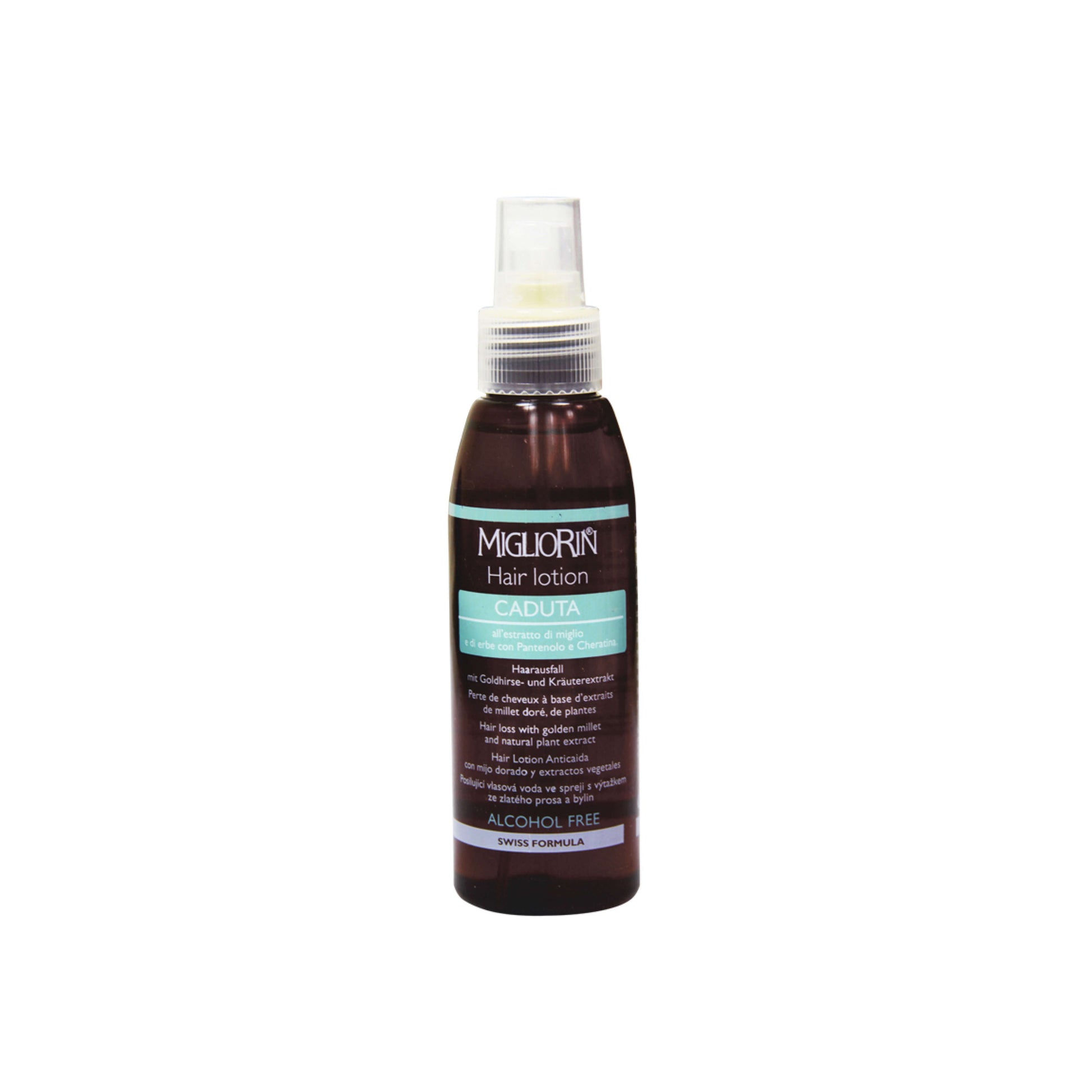 Migliorin spray lotion alcohol-free with Golden Millet, panthenol and keratin, 125ml